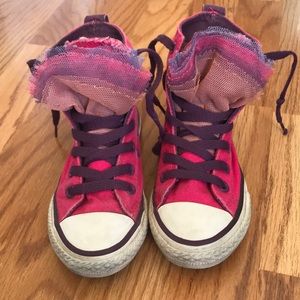 Ballerina converse all star hightop 10.5